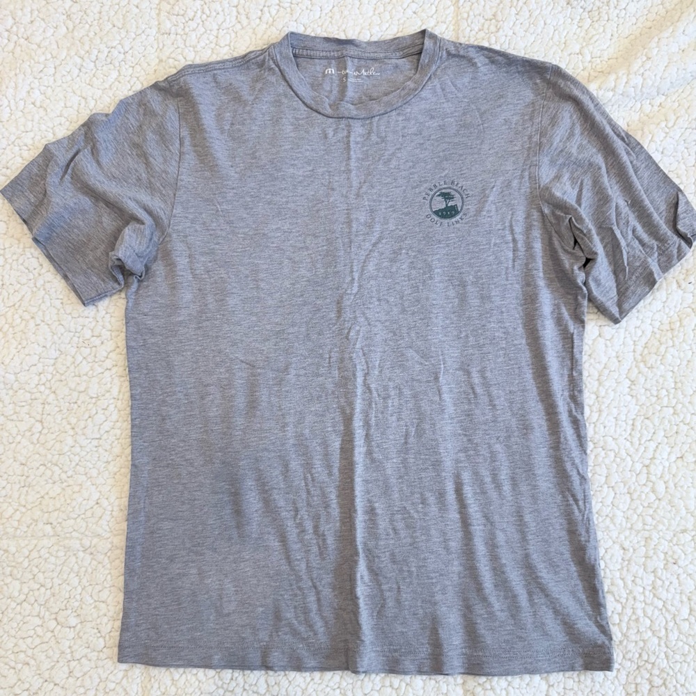 Gray Short Sleeve T-Shirt from Pebble Beach